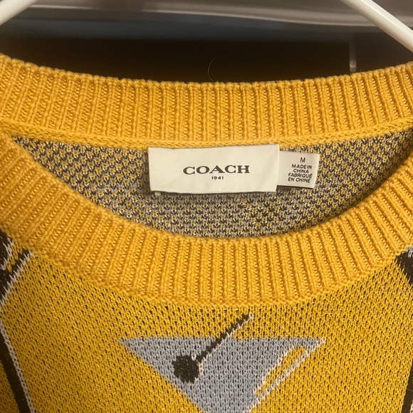 Coach Martini Crewneck Sweater M - Picture 5 of 5
